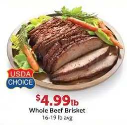 Fareway Usda choice whole beef brisket offer