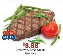Fareway Usda choice new york strip steak offer