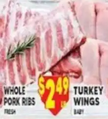 Associated Whole Pork Ribs offer