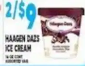 Associated Haagen Dazs ice cream offer