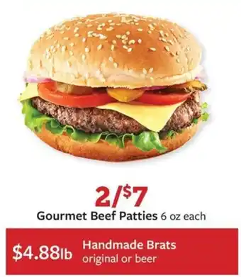 Fareway Gourmet Beef Patties offer