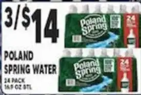 Associated Poland spring water offer