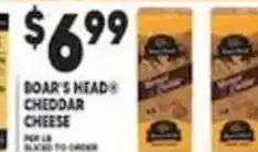 Associated Boar's Head Cheddar Cheese offer