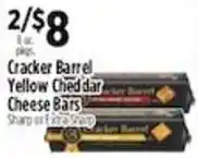 Pioneer Supermarkets Cracker Barrel Yellow Cheddar Cheese Bars offer