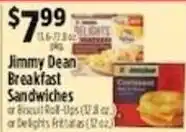Pioneer Supermarkets Jimmy Dean Breakfast Sandwiches offer
