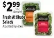 Pioneer Supermarkets Fresh Attitude Salads offer
