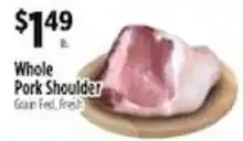 Pioneer Supermarkets Whole Pork Shoulder offer