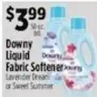 Pioneer Supermarkets Downy liquid fabric softener offer