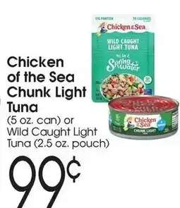 Family Fare Chicken of the Sea Chunk Light Tuna offer