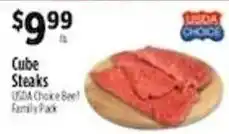 Pioneer Supermarkets Usda Choice Beef Cube Steaks offer