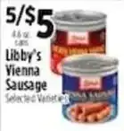 Pioneer Supermarkets Libby's Vienna Sausage offer