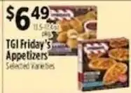 Pioneer Supermarkets Tgi Friday's Appetizers offer