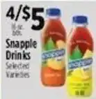 Pioneer Supermarkets Snapple Drinks offer