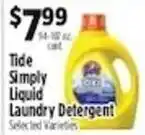 Pioneer Supermarkets Tide Simply Liquid Laundry Detergent offer