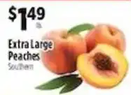 Pioneer Supermarkets Southern Extra Large Peaches offer
