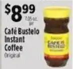 Pioneer Supermarkets Café Bustelo Instant Coffee Original offer