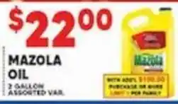 Associated Mazola oil offer