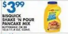Associated Bisquick shake 'n pour pancake mix offer