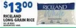 Associated Riceland long grain rice offer