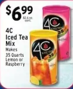 Met Foodmarkets 4C Iced Tea Mix offer