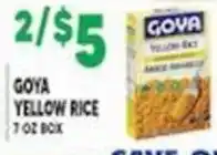 Associated Goya yellow rice offer