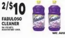 Associated Fabuloso cleaner offer