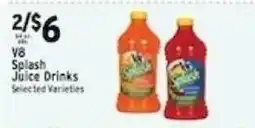 Met Foodmarkets V8 Splash Juice Drinks offer