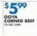 Associated Goya corned beef offer