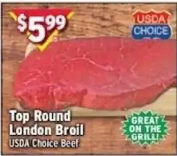 Met Foodmarkets Top Round London Broil USDA Choice Beef offer