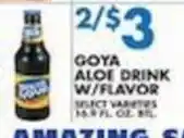 Associated Goya aloe drink offer