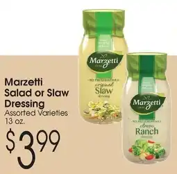 Family Fare Marzetti salad or slaw dressing offer