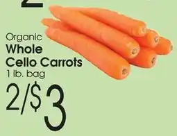 Family Fare Organic Whole Cello Carrots offer