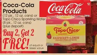 Family Fare Coca-Cola Products offer