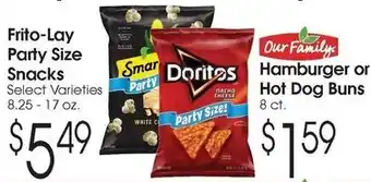 Family Fare Frito-Lay Party Size Snacks offer