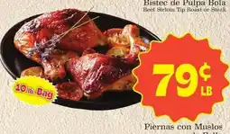 Supermercado Nuestra Familia Beef Sirloin Tip Roast or Steak offer