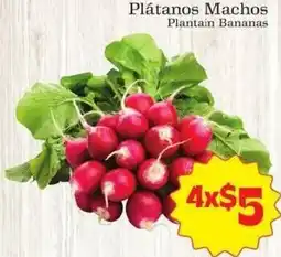 Supermercado Nuestra Familia Plantain Bananas offer
