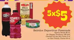 Supermercado Nuestra Familia Bebidas Deportivas Powerade offer