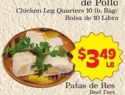 Supermercado Nuestra Familia Chicken Leg Quarters offer