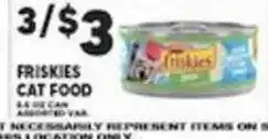 Associated Friskies cat food offer