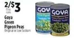Pioneer Supermarkets Goya Green Pigeon Peas offer