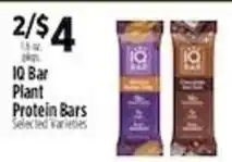 Pioneer Supermarkets Iq Bar Plant Protein Bars offer