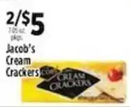 Pioneer Supermarkets Jacob's cream crackers offer