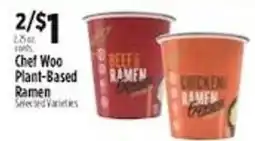 Pioneer Supermarkets Chef Woo Plant-Based Ramen offer