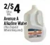 Pioneer Supermarkets Avenue A Alkaline Water offer