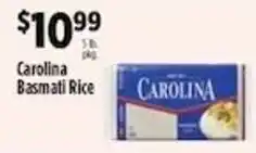 Pioneer Supermarkets Carolina basmati rice offer