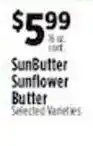 Pioneer Supermarkets Sunbutter sunflower butter offer