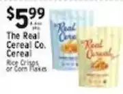 Met Foodmarkets The Real Cereal Co. Cereal offer