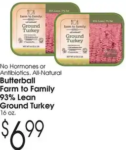 Family Fare Butterball Farm to Family Ground Turkey offer