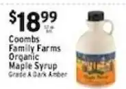 Met Foodmarkets Coombs Family Farms Organic Maple Syrup offer