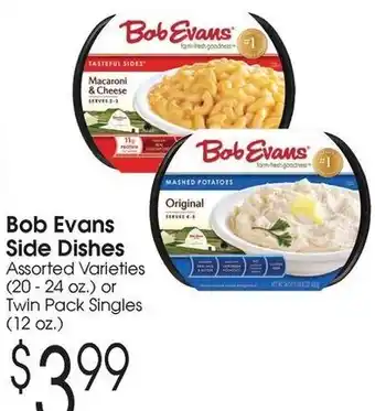 Family Fare Bob Evans side dishes offer